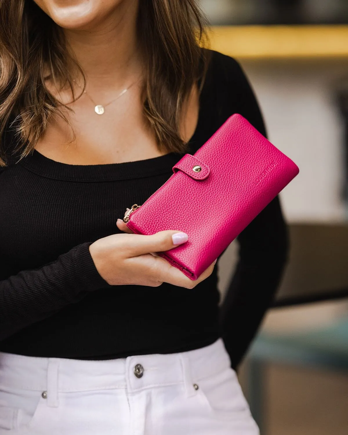 LOUENHIDE Stella Wallet - Dragon Fruit