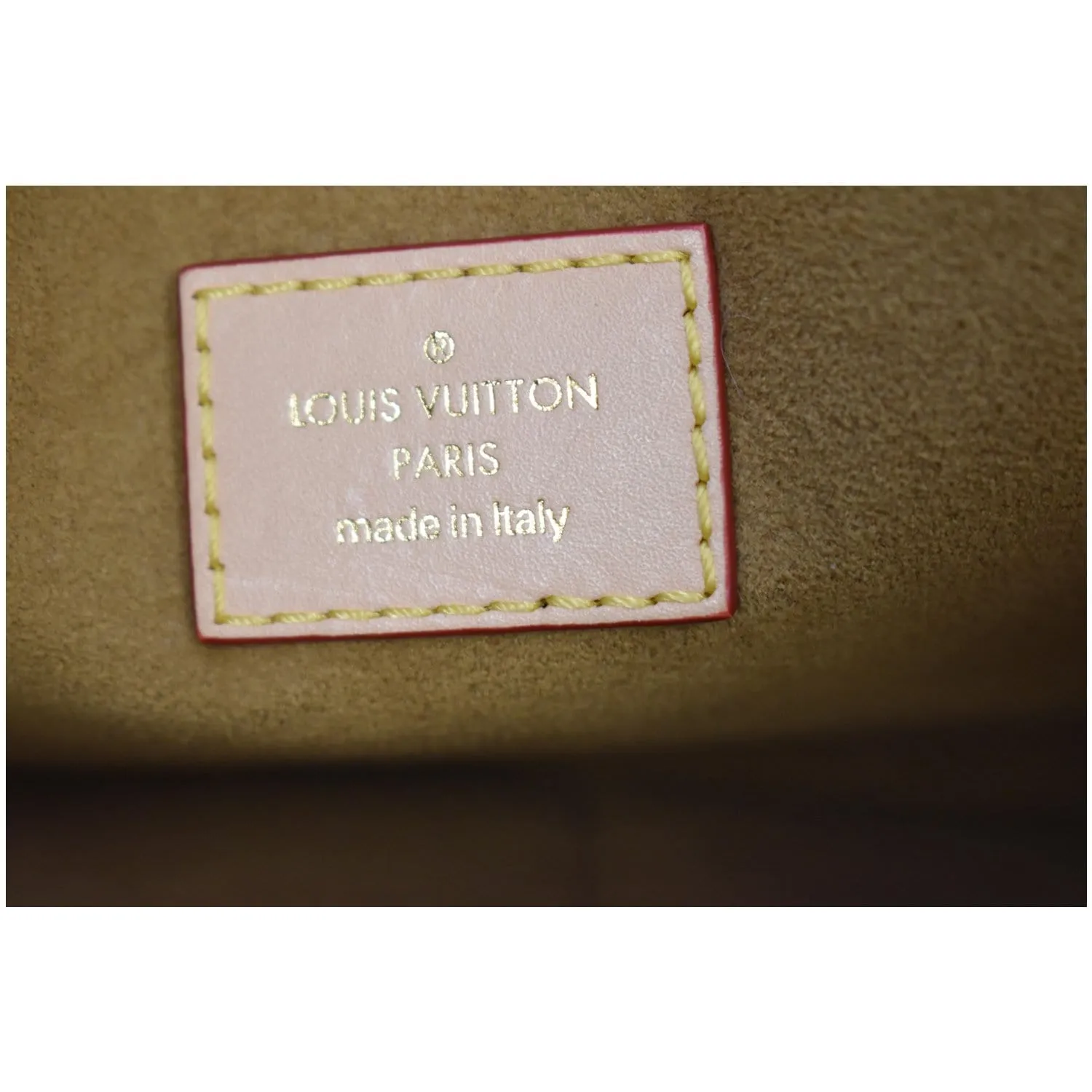 LOUIS VUITTON Carry All MM Monogram Canvas Shoulder Bag Brown