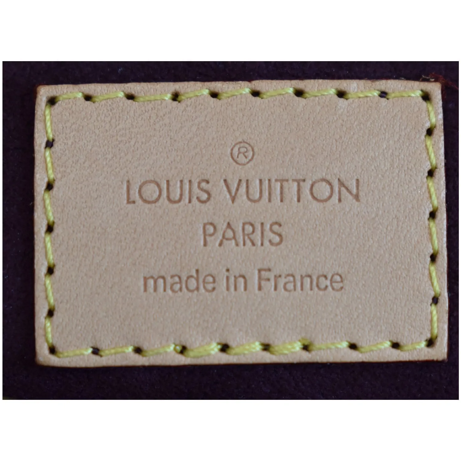 LOUIS VUITTON Montaigne MM Monogram Canvas Shoulder Bag Brown