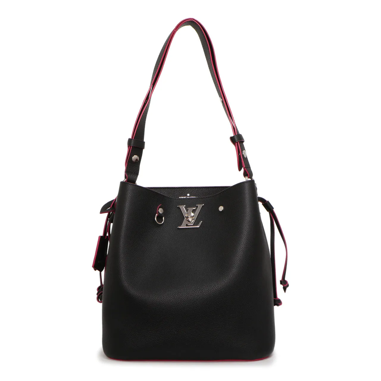 Louis Vuitton Noir Lockme Bucket