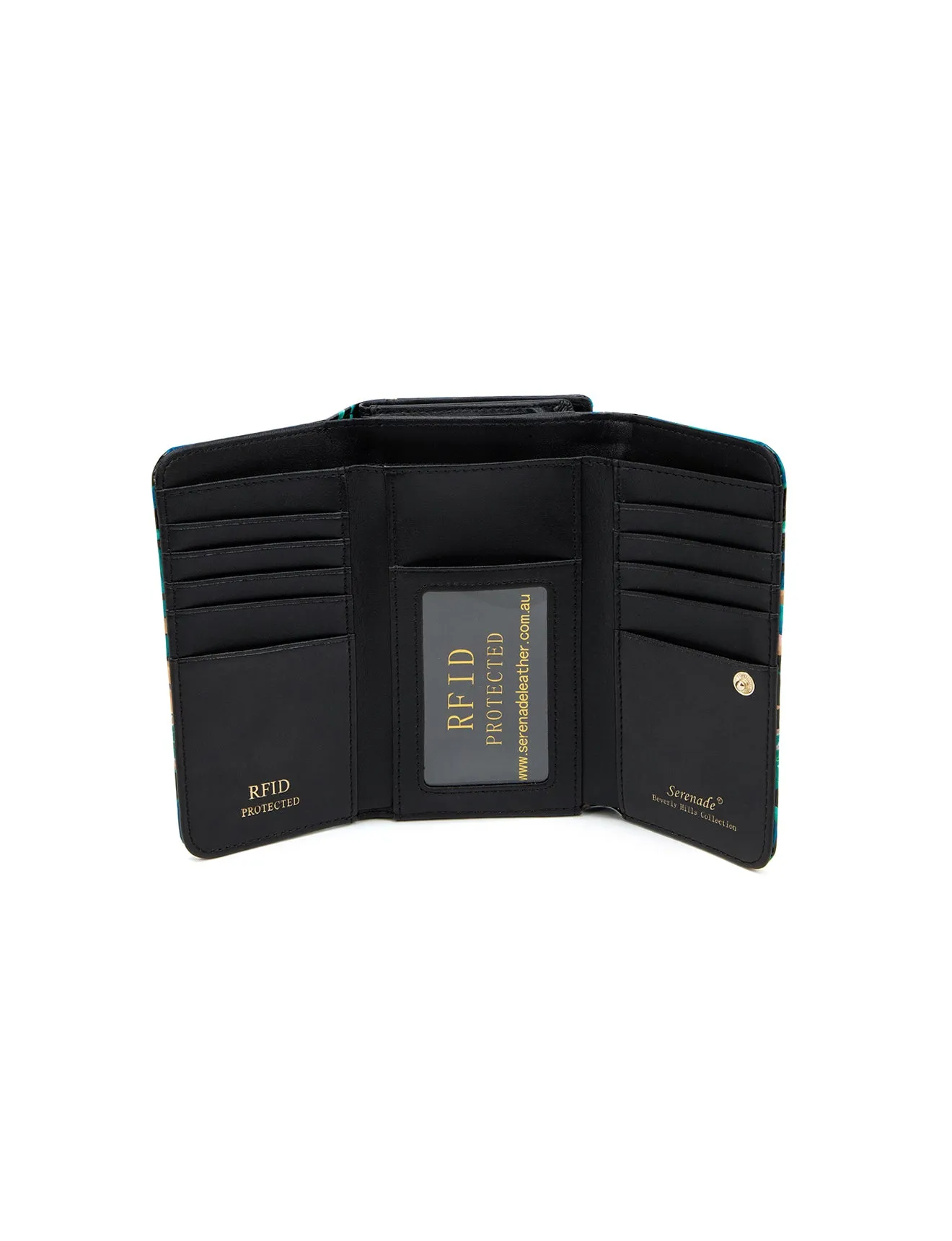 LULU MEDIUM PATENT LEATHER WALLET WITH RFID- WSF1102