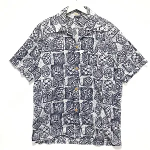 [L/XL] A Bathing Ape Bape Hawaii 3D Heads Aloha Shirt