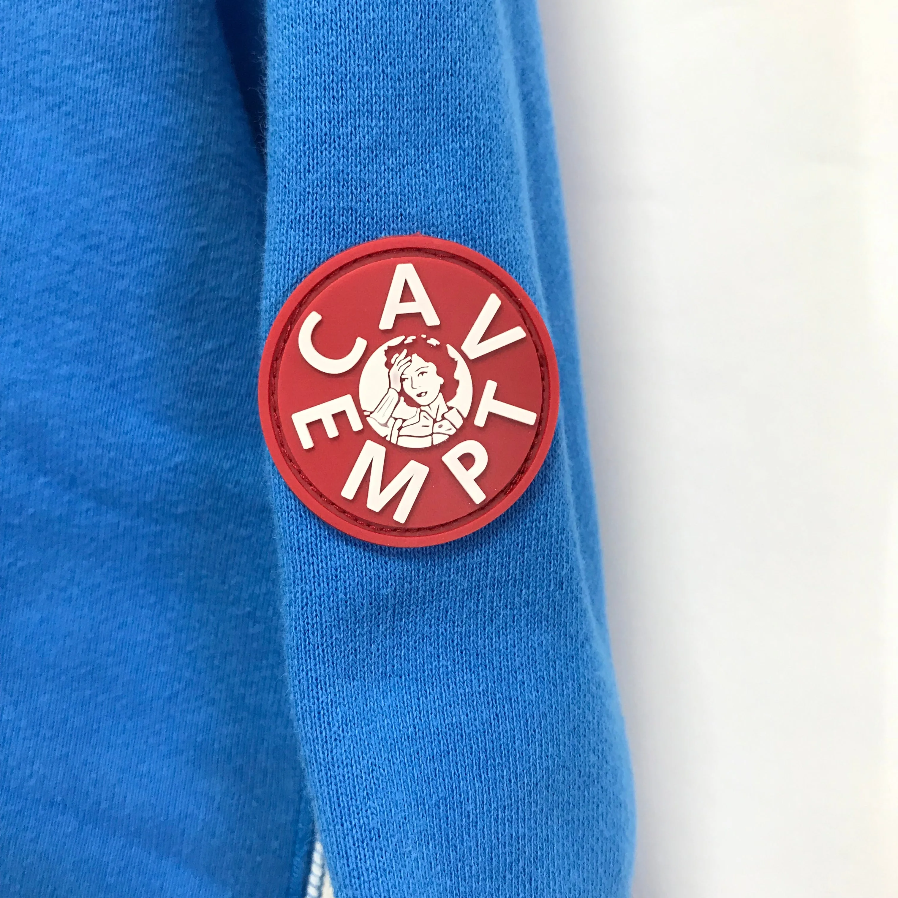 [M] Cav Empt C.E Logo Pullover Hoodie Blue