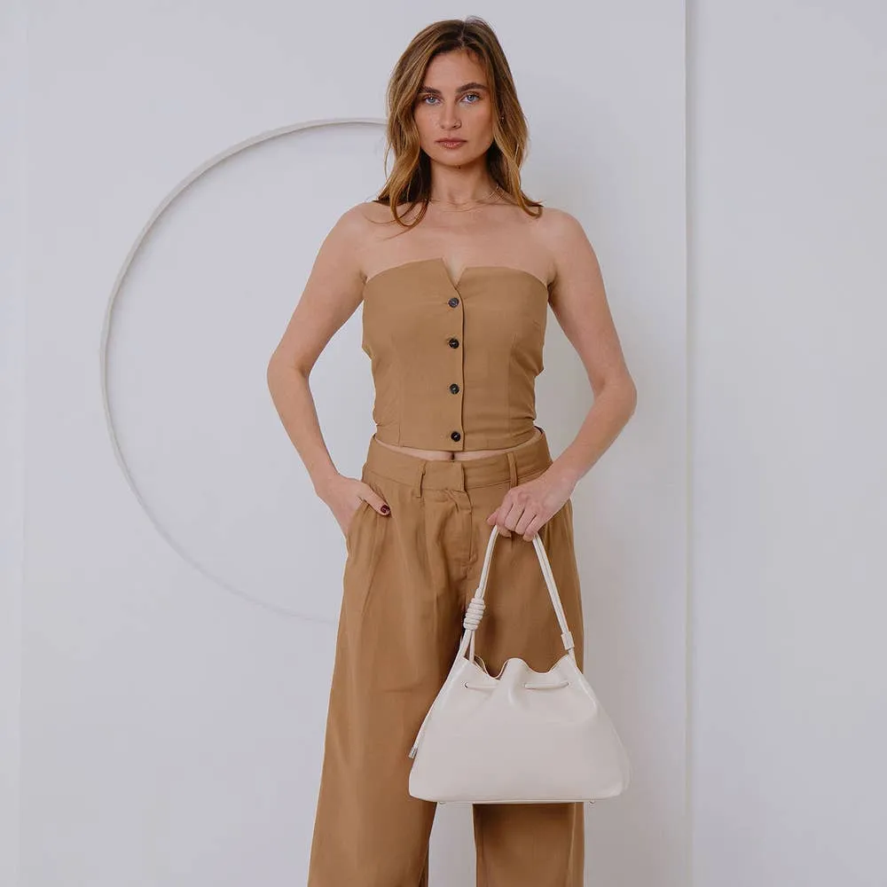 Margot Ivory Recycled Vegan Crossbody Bag