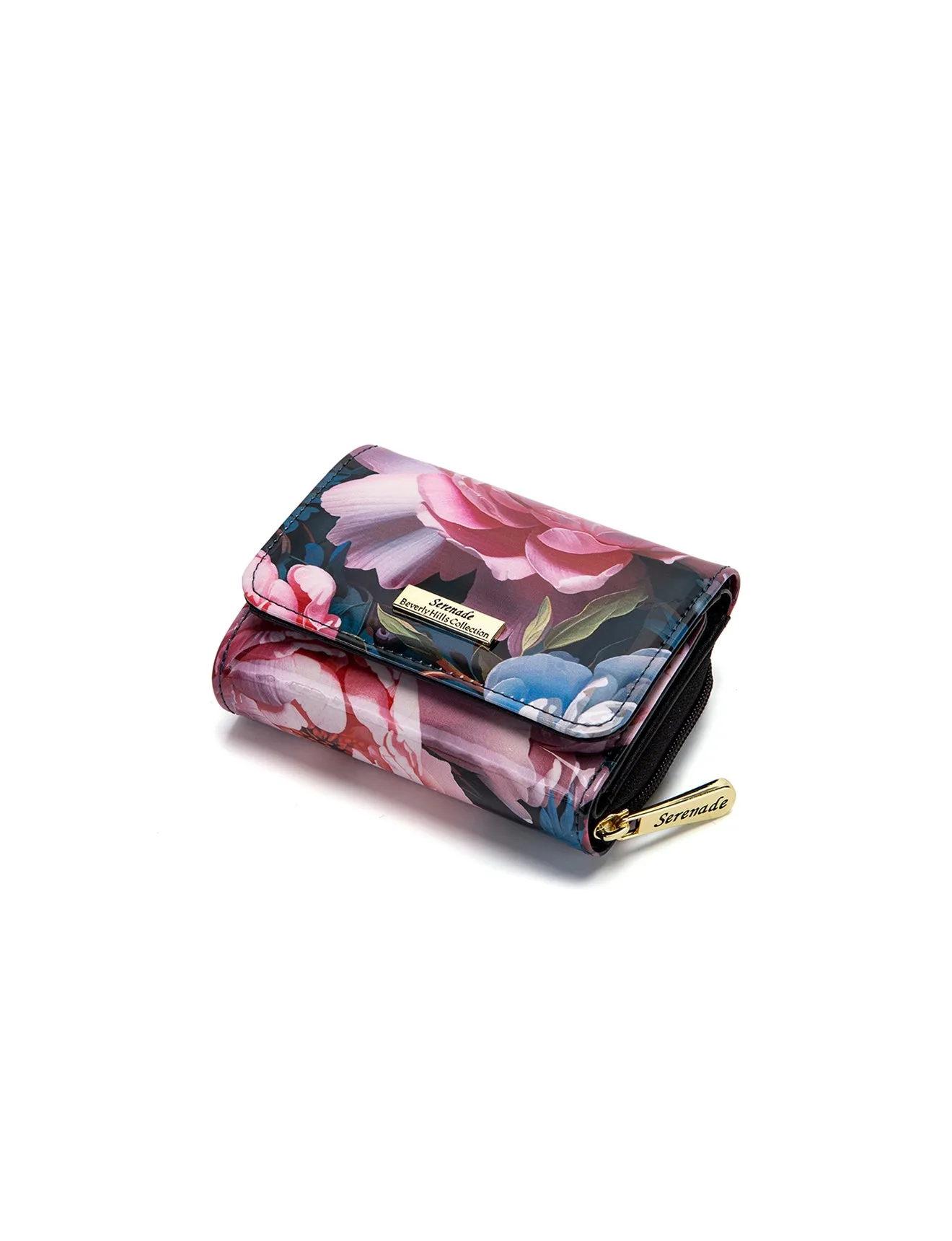 MARGUERITE SML PATENT LEATHER WALLET WITH RFID- WSF1403