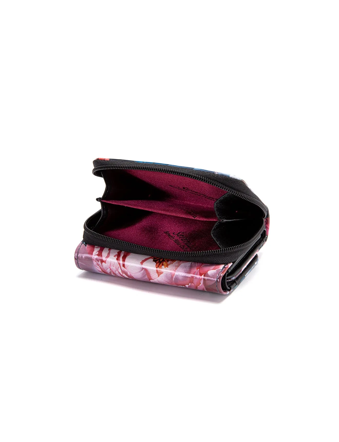 MARGUERITE SML PATENT LEATHER WALLET WITH RFID- WSF1403