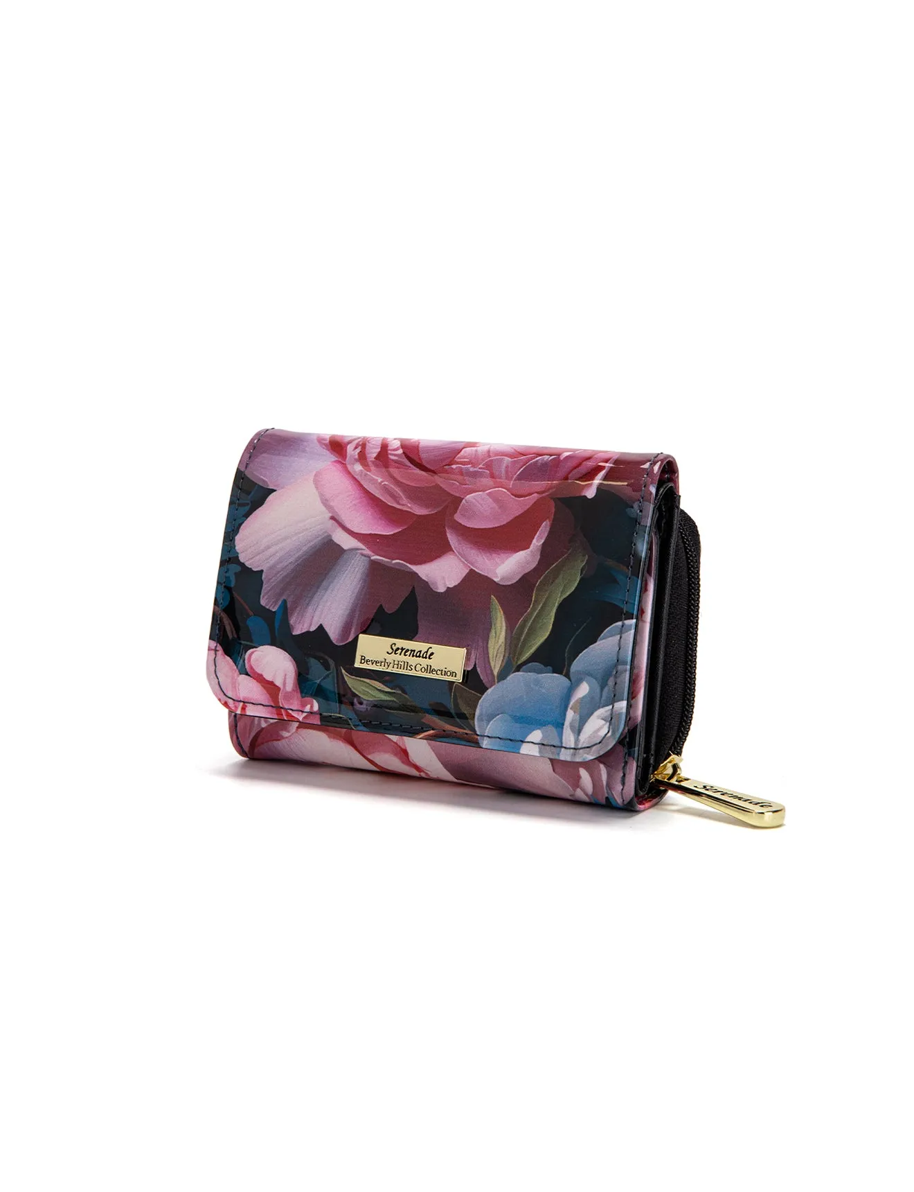 MARGUERITE SML PATENT LEATHER WALLET WITH RFID- WSF1403