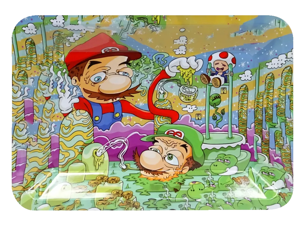 Mario & Luigi Rolling Tray Mini