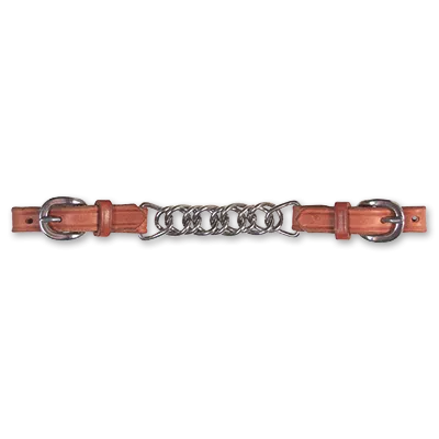 Martin Harness Curb Strap: Flat Chain-CSSCR