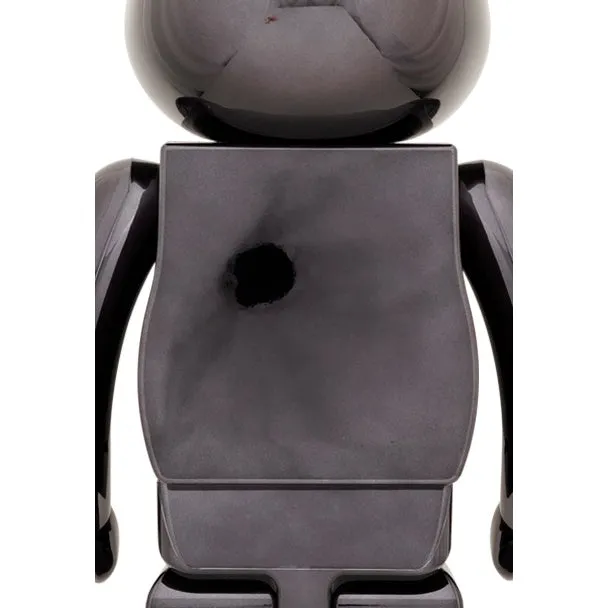 Medicom Japan Rolling Stones Lips & Tongue Black Chrome 1000% Bearbrick MAY228358I