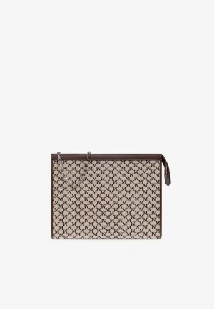 Medium Jacquard Monogram Pouch Bag