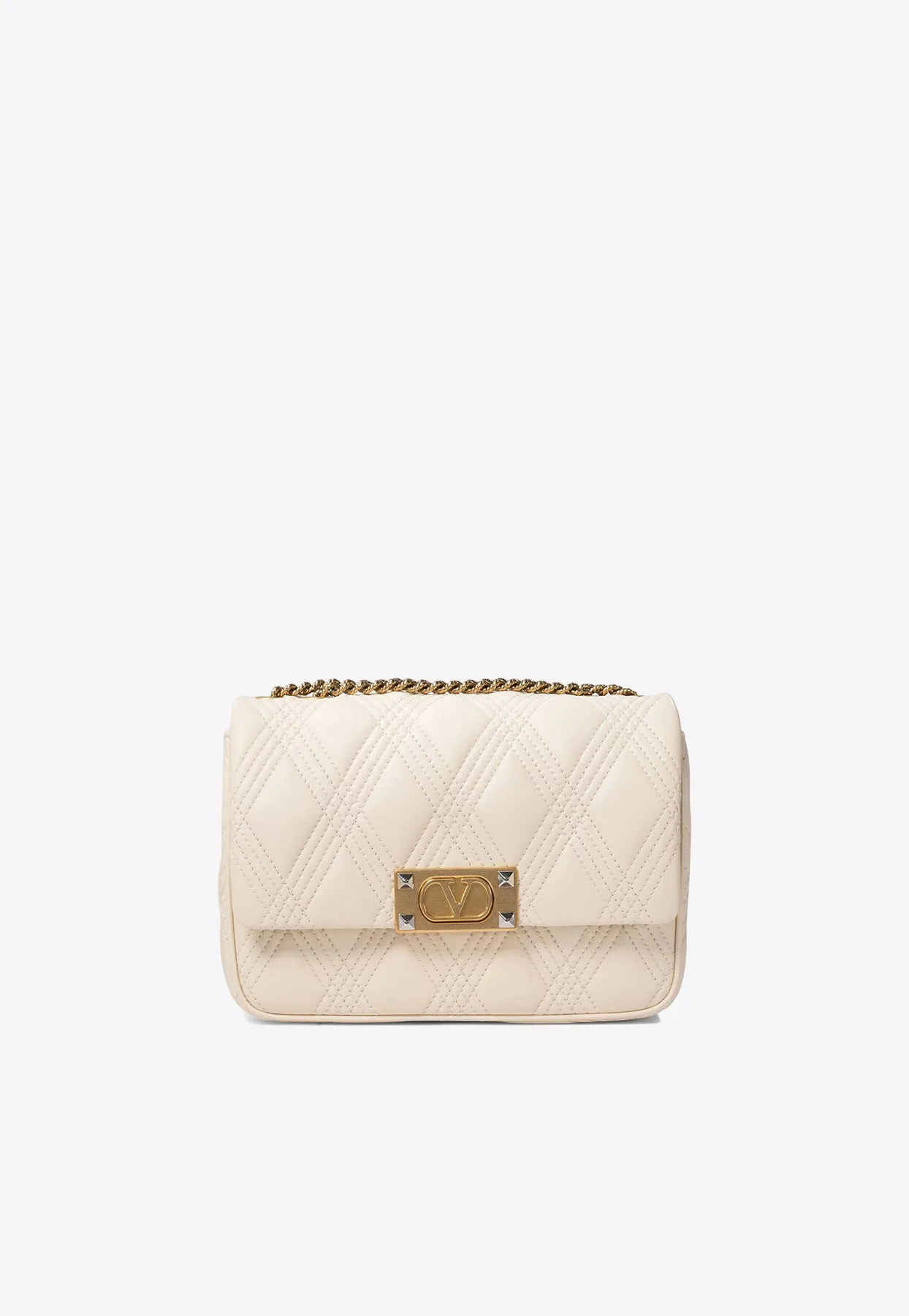 Medium Quiltie 67 Nappa Leather Shoulder Bag