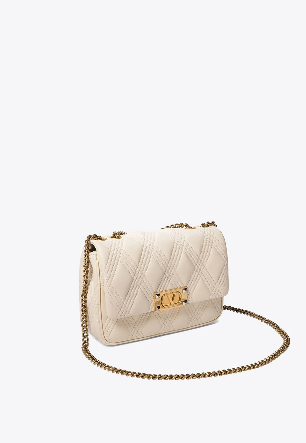 Medium Quiltie 67 Nappa Leather Shoulder Bag