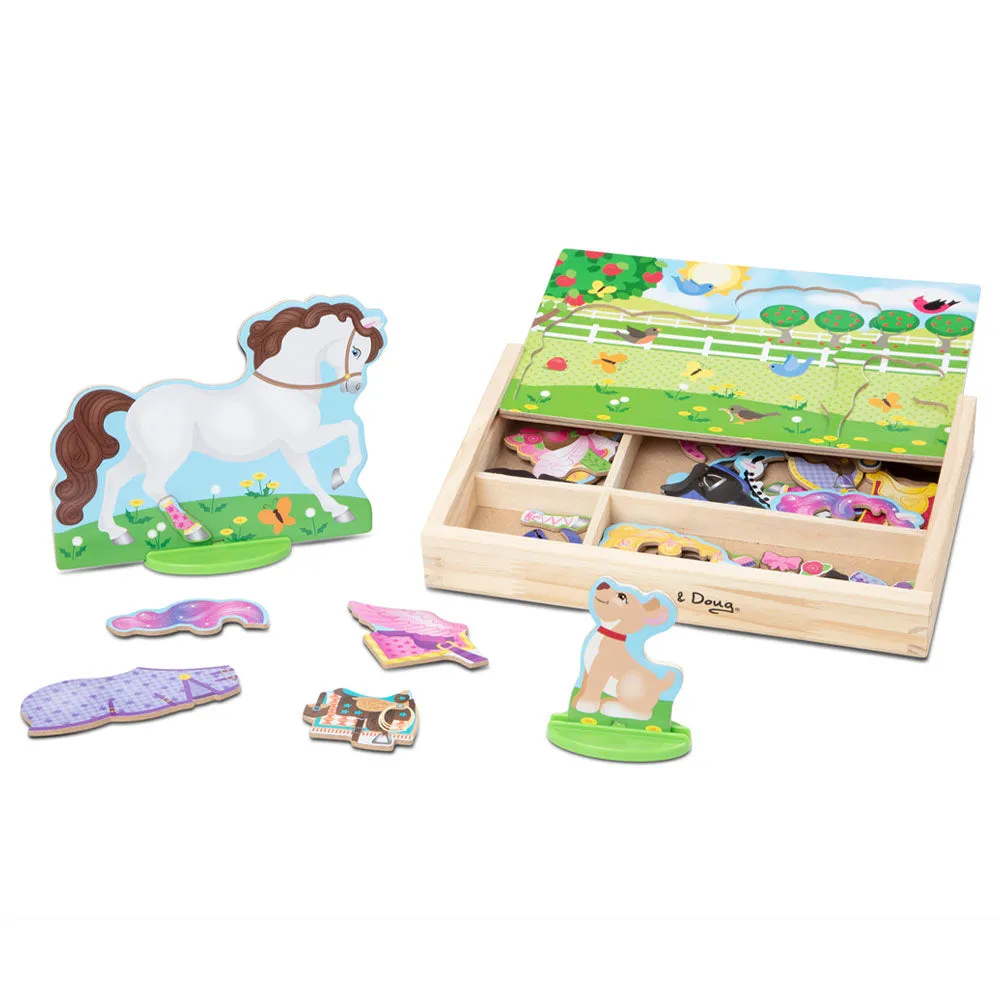 Melissa & Doug - Magnetic Dress-Up Play Set - Show Horse
