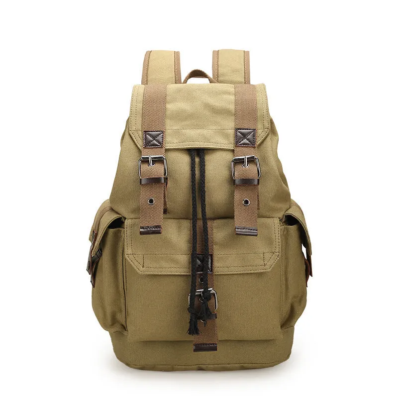 Men's Casual Retro Large Capacity Backpack