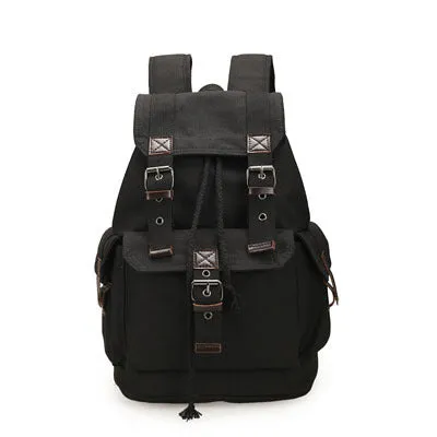 Men's Casual Retro Large Capacity Backpack