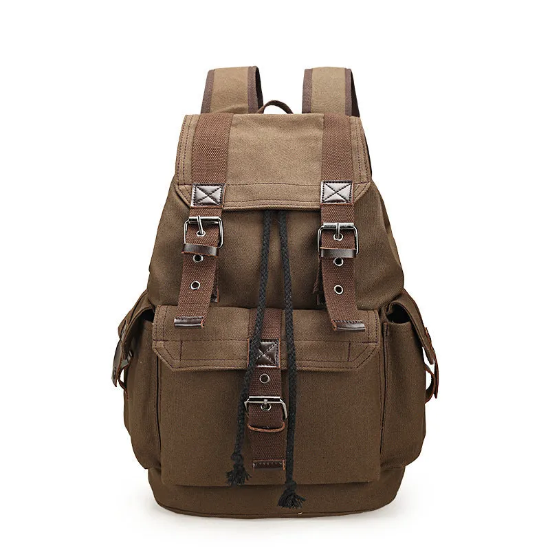 Men's Casual Retro Large Capacity Backpack