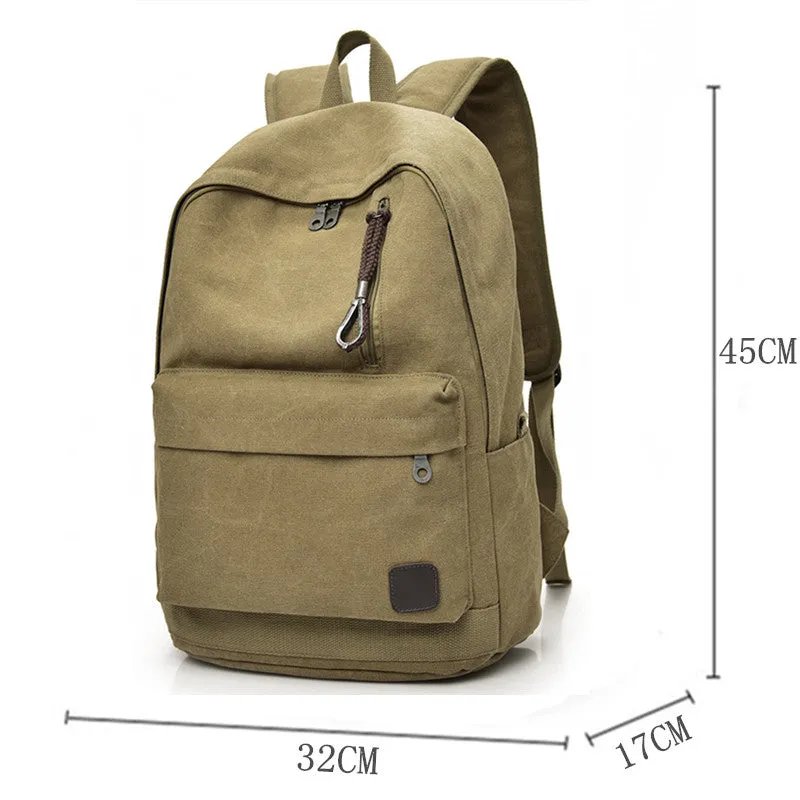 Men's Casual Retro Large Capacity Backpack