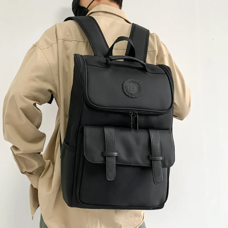 Men's Commuter Large Capacity Oxford Backpack