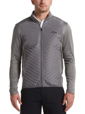 Mens Full Zip Quilted Jacket