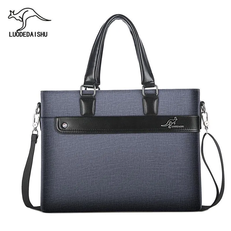 Men's Handbags Briefcase Leather Shoulder Bag Business Messenger Bags