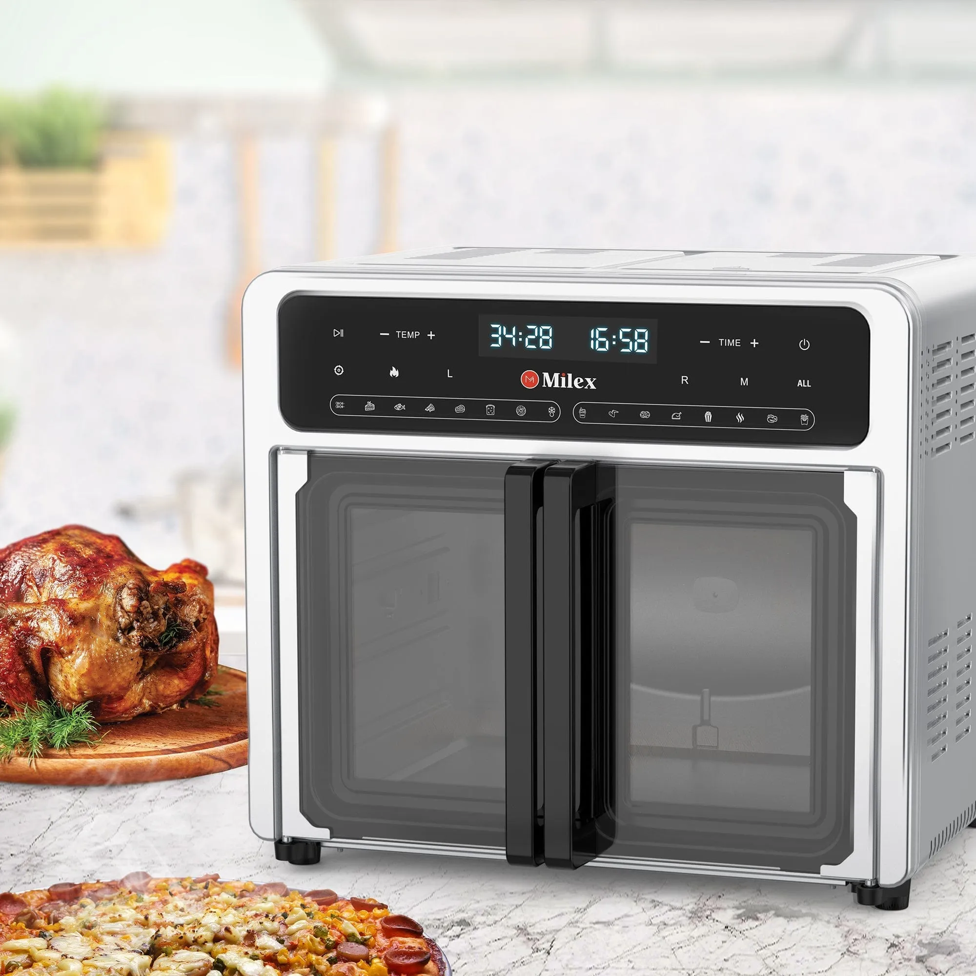 Milex Deluxe Rotisserie Air Fryer 24L MFO001
