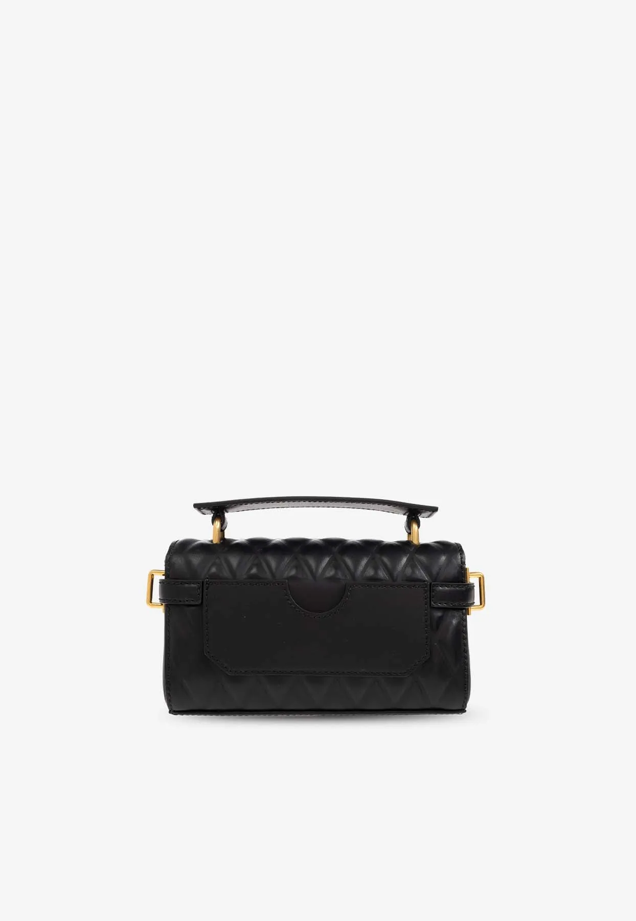 Mini B-Buzz 19 Quilted Leather Crossbody Bag