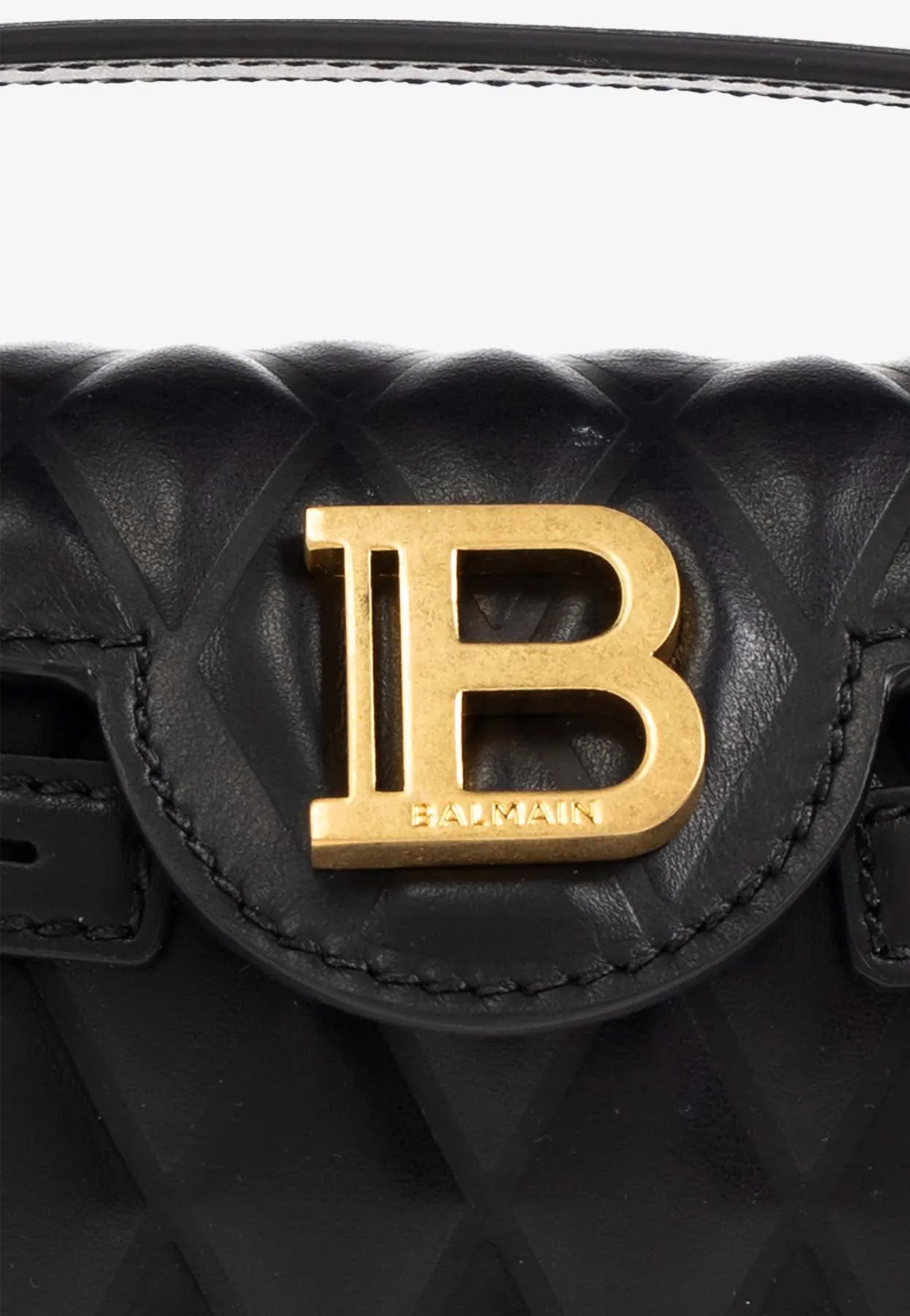 Mini B-Buzz 19 Quilted Leather Crossbody Bag