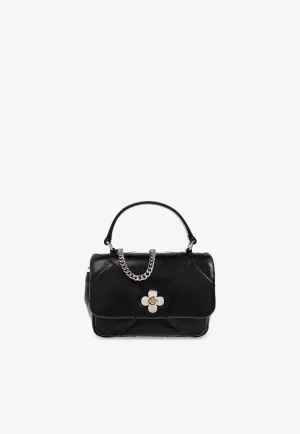 Mini Kira Diamond Quilt Clover Top Handle Bag