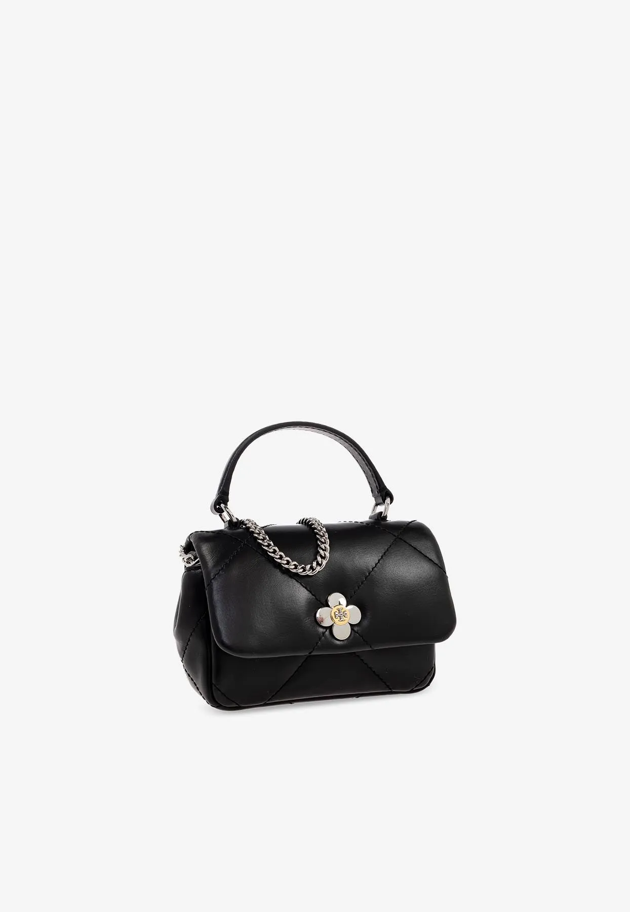 Mini Kira Diamond Quilt Clover Top Handle Bag