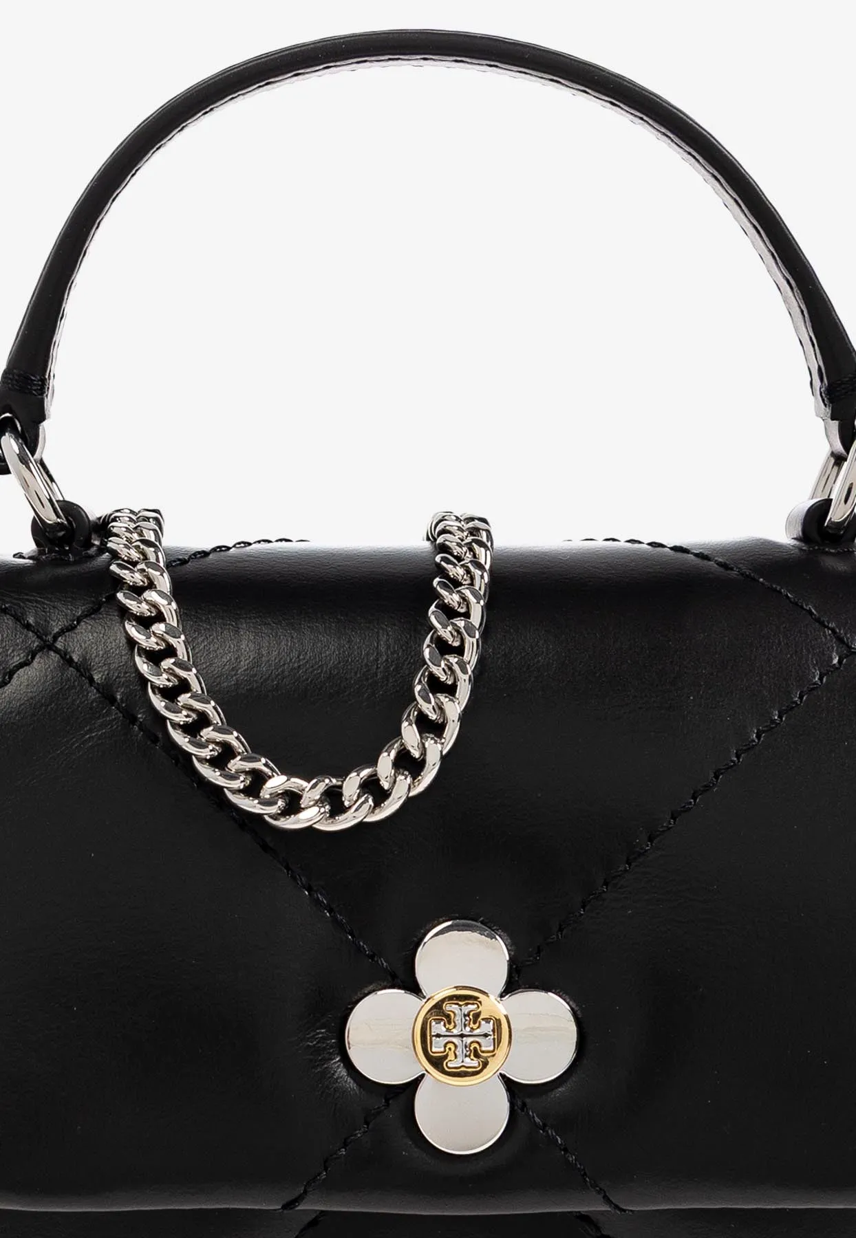 Mini Kira Diamond Quilt Clover Top Handle Bag