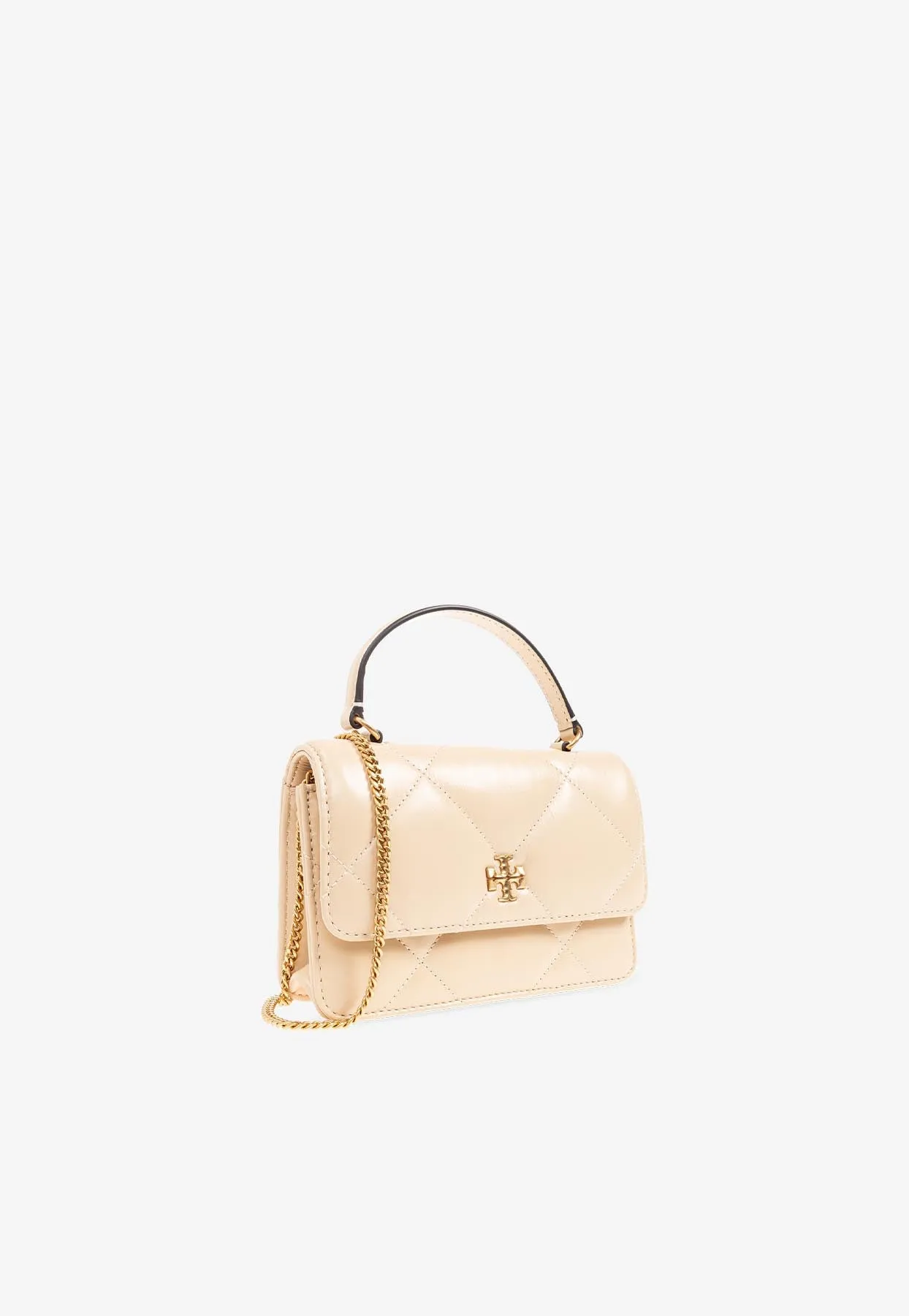 Mini Kira Diamond Quilt Top Handle Bag