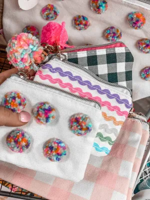 Mini Pom Cardholder Keychain Pouch