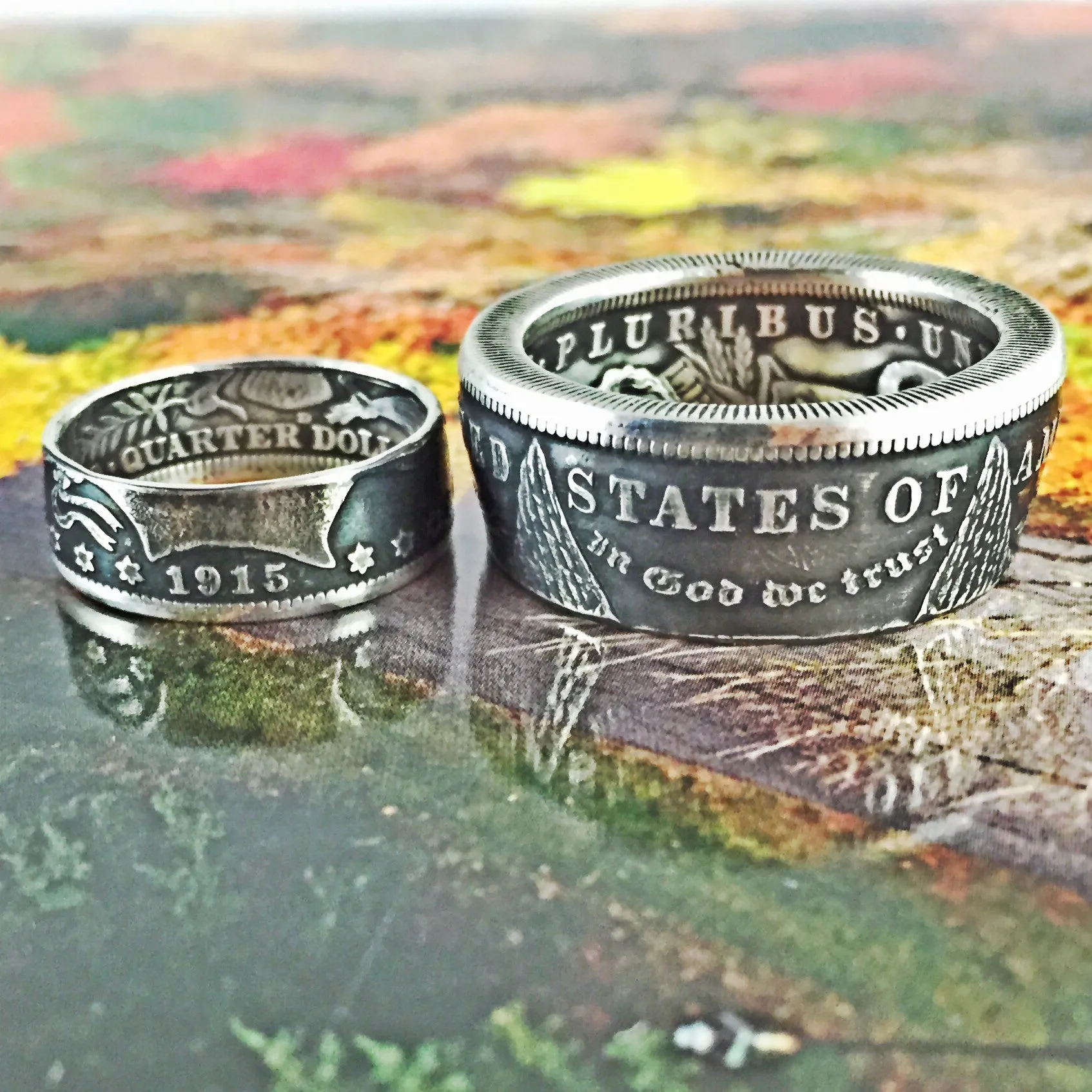 Morgan Silver Dollar - Late 1800s to early 1900s Coin. Sizes 9.5 - 16