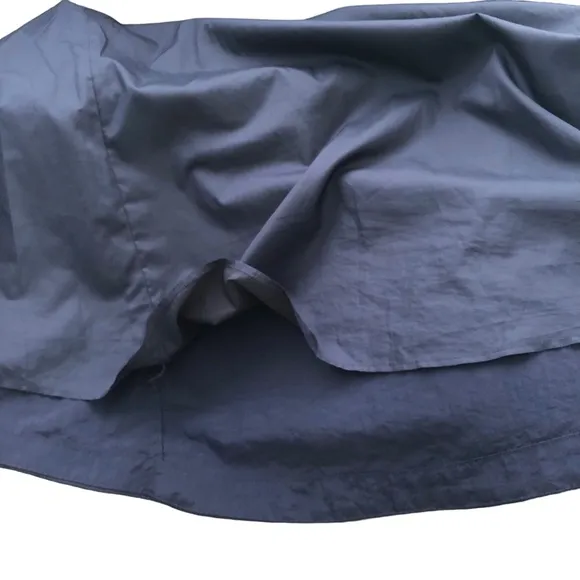 My Anorak Navy Blue Water Repellent Hidden Hood Jacket Size S