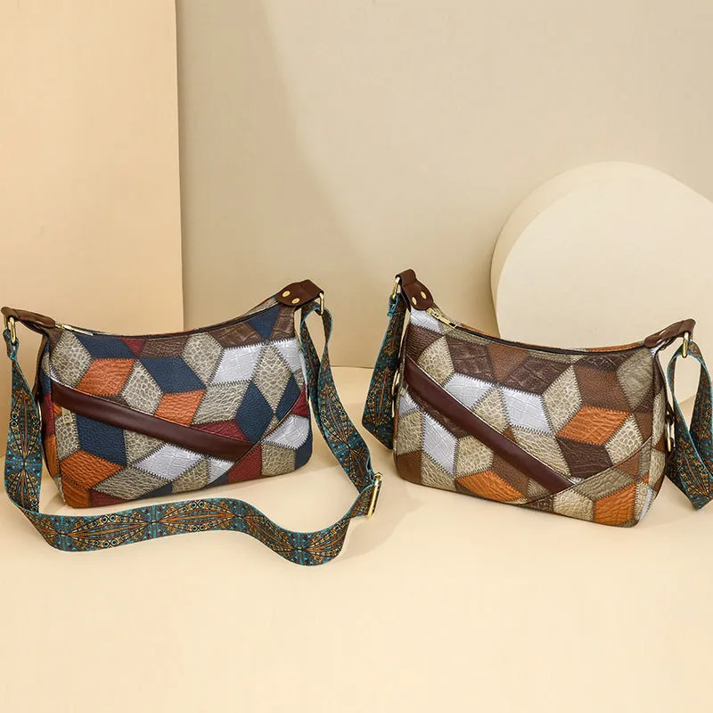 New Soft Leather Cross-body Bag Large Capacity