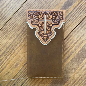Nocona Embossed Cross Wallet