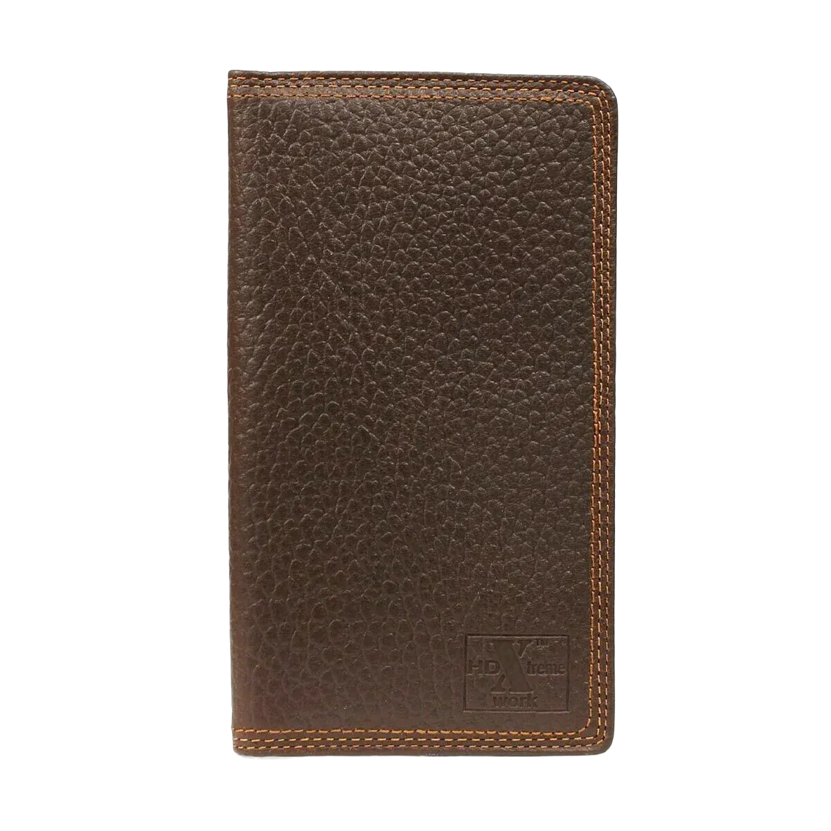 Nocona Men's Western HD Xtreme Triple Stitch Brown Wallet