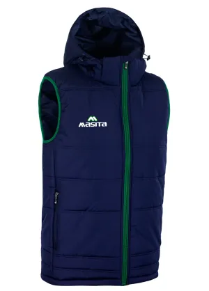 Nova Sleeveless Gilet Navy/Green Kids
