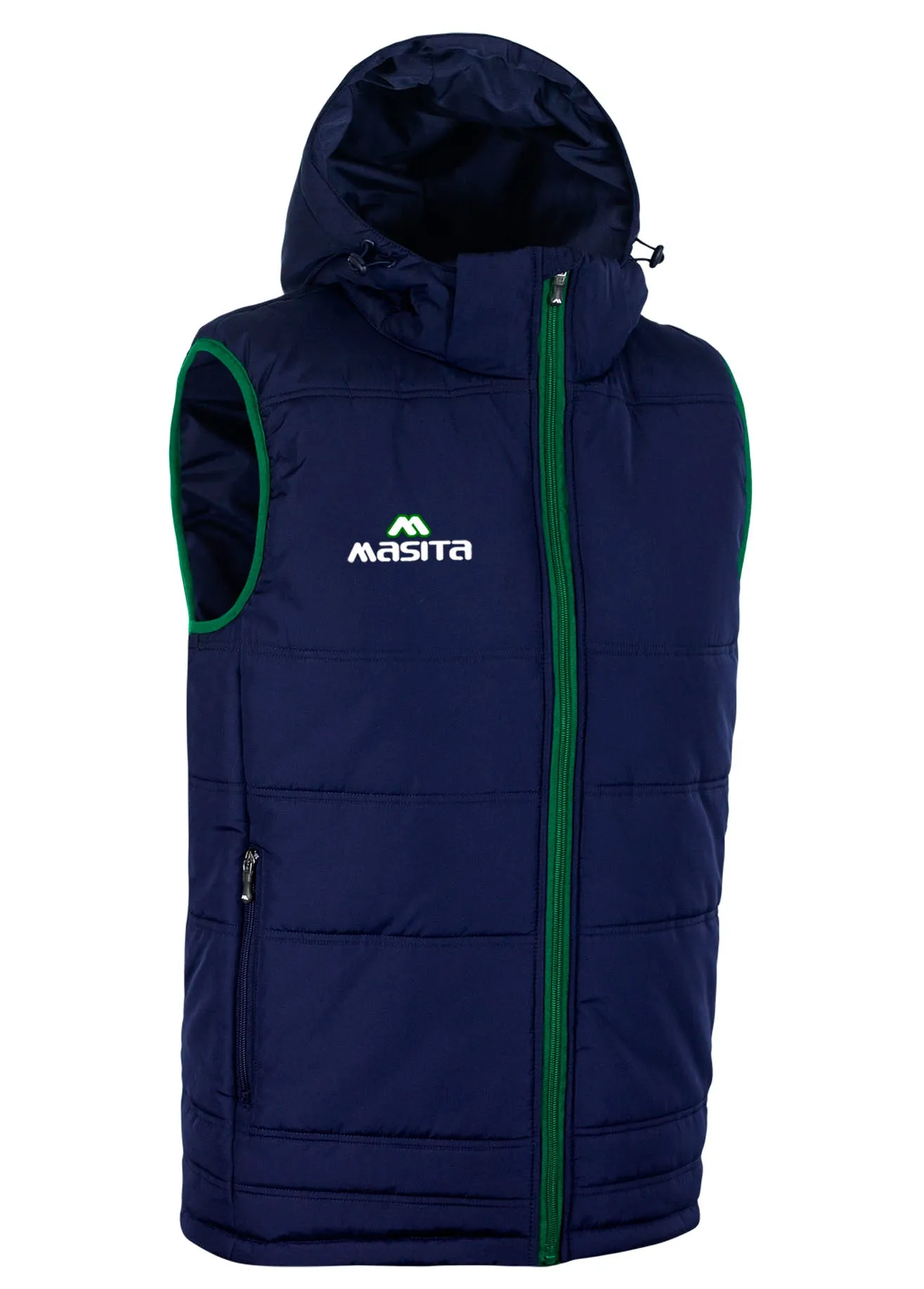 Nova Sleeveless Gilet Navy/Green Kids