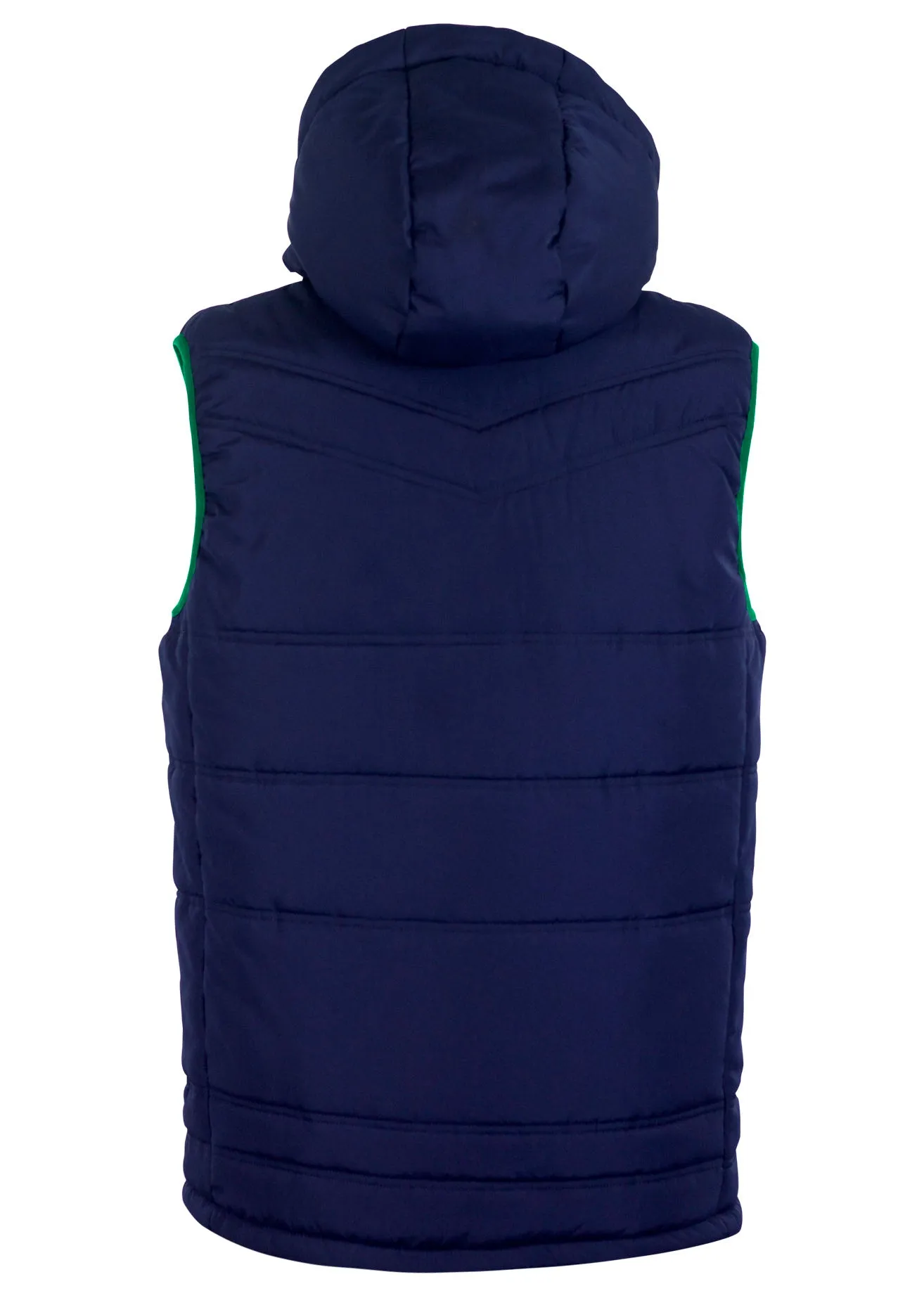 Nova Sleeveless Gilet Navy/Green Kids