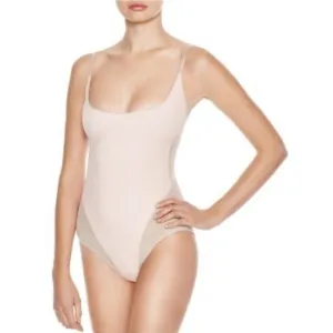 NWOT Spanx Cream Blush cami Thong Bodysuit two-tone XL / TG