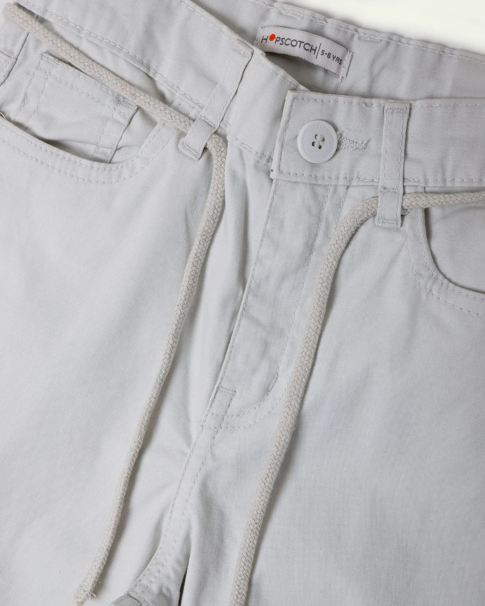 Off White Wide Leg Trousers