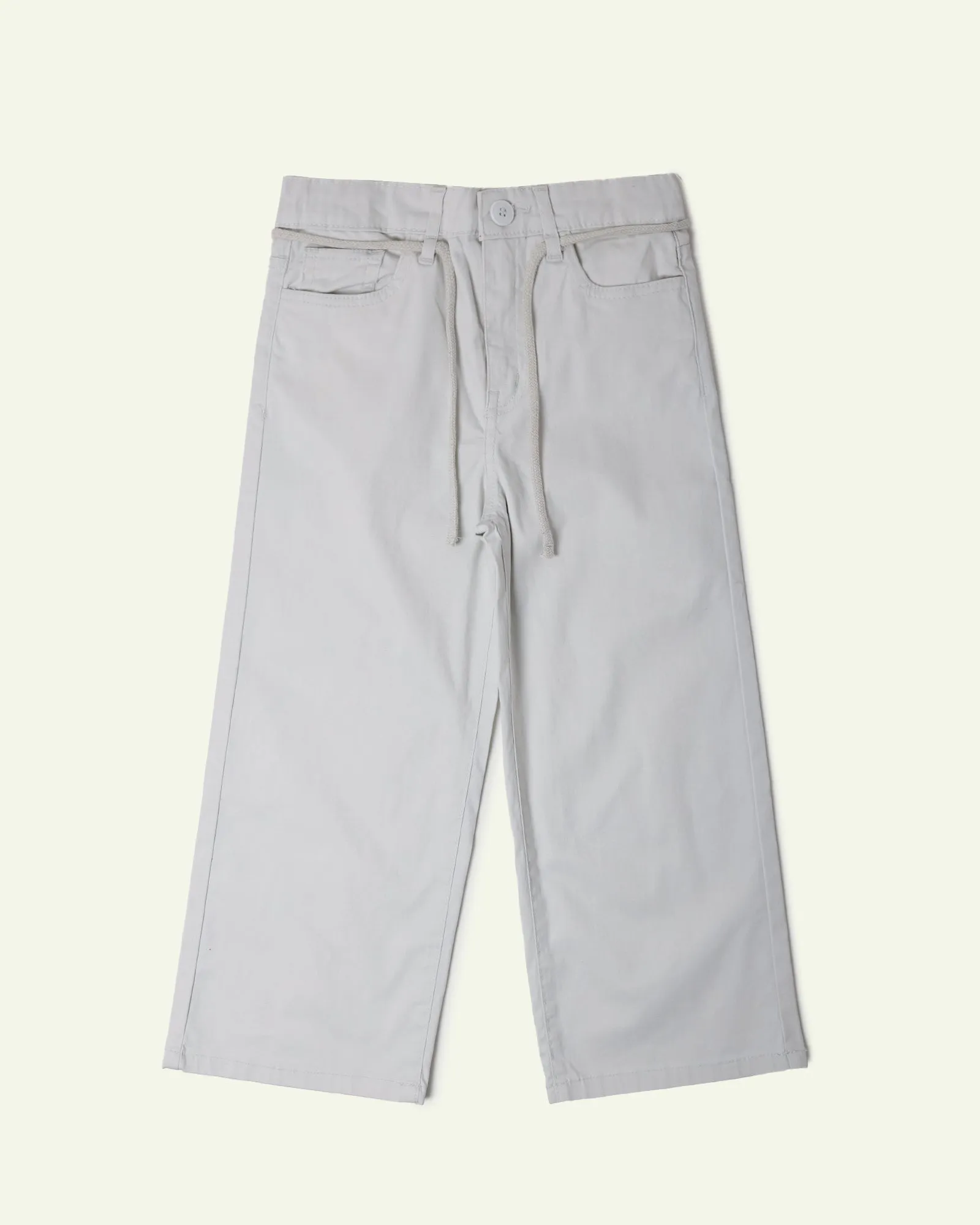 Off White Wide Leg Trousers