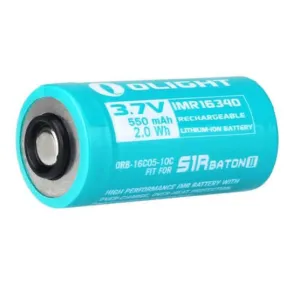 Olight - 550mAh Customized IMR16340 Lithium-ion Battery with Poly bag and head card - (B-STOCK)