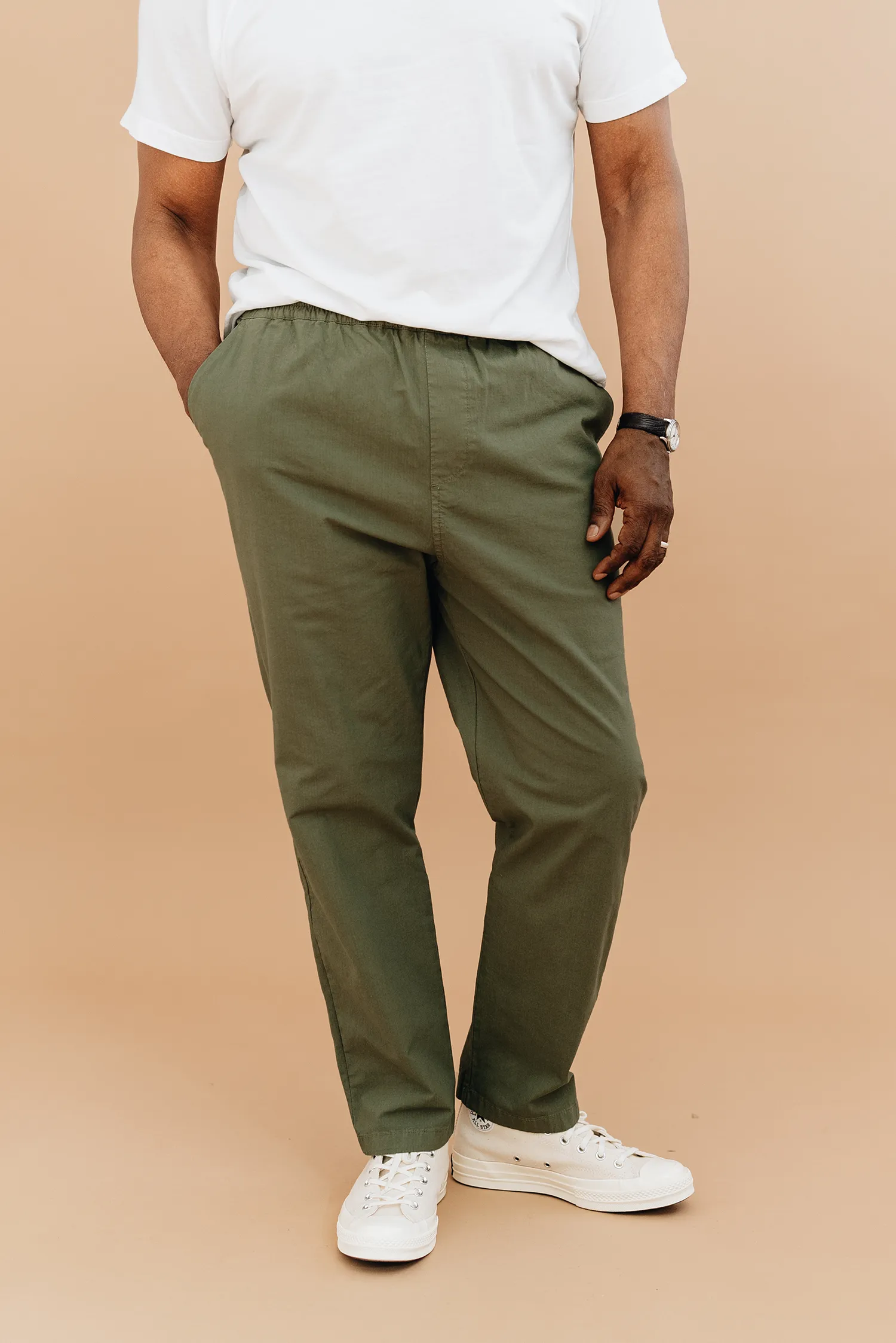 Organic Ripstop Drawstring Trouser