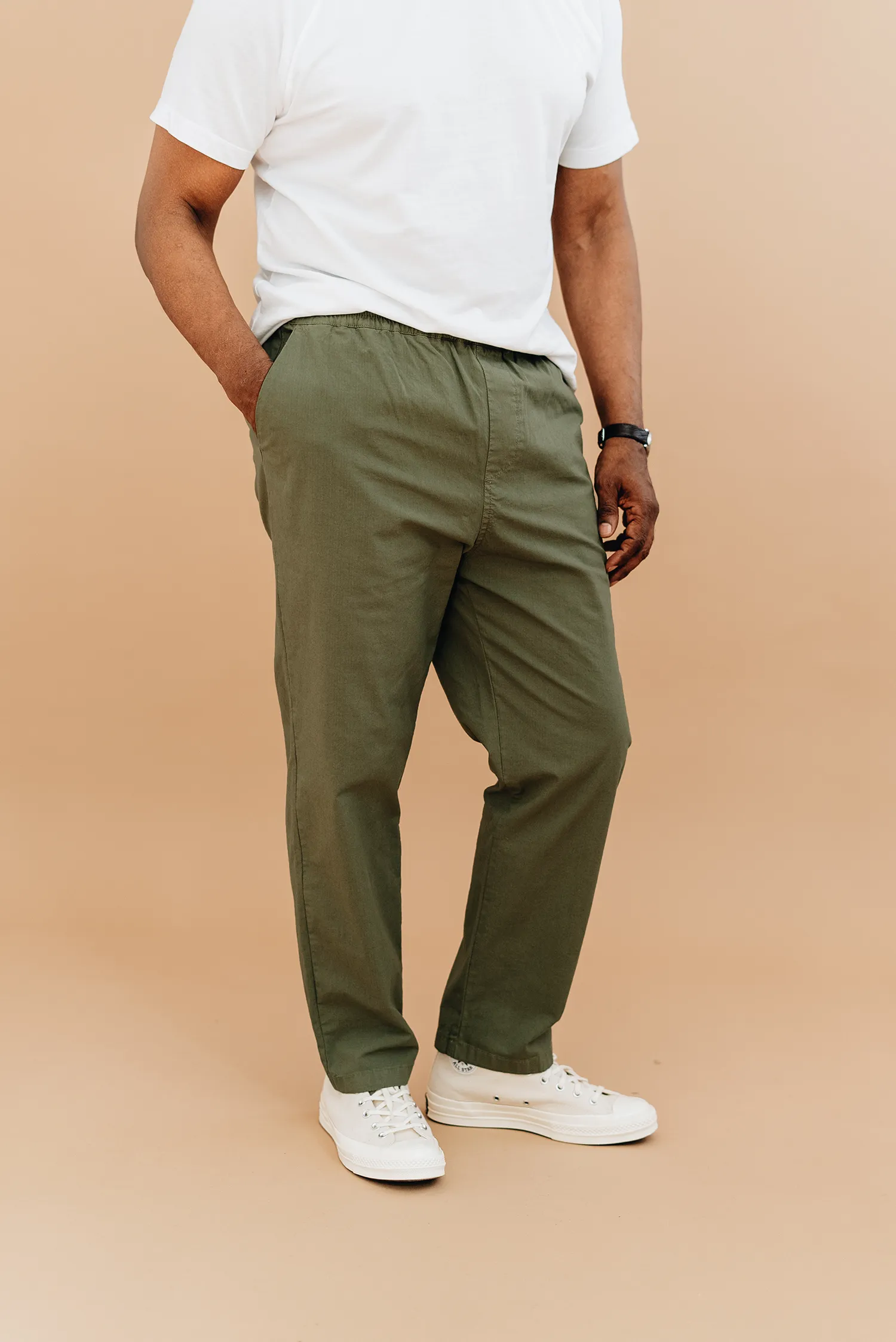 Organic Ripstop Drawstring Trouser