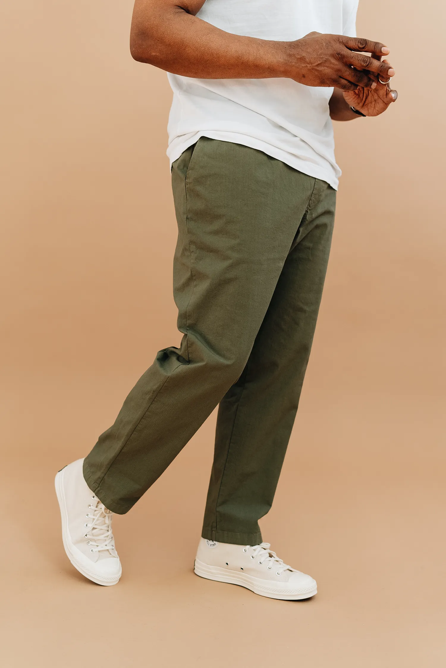 Organic Ripstop Drawstring Trouser