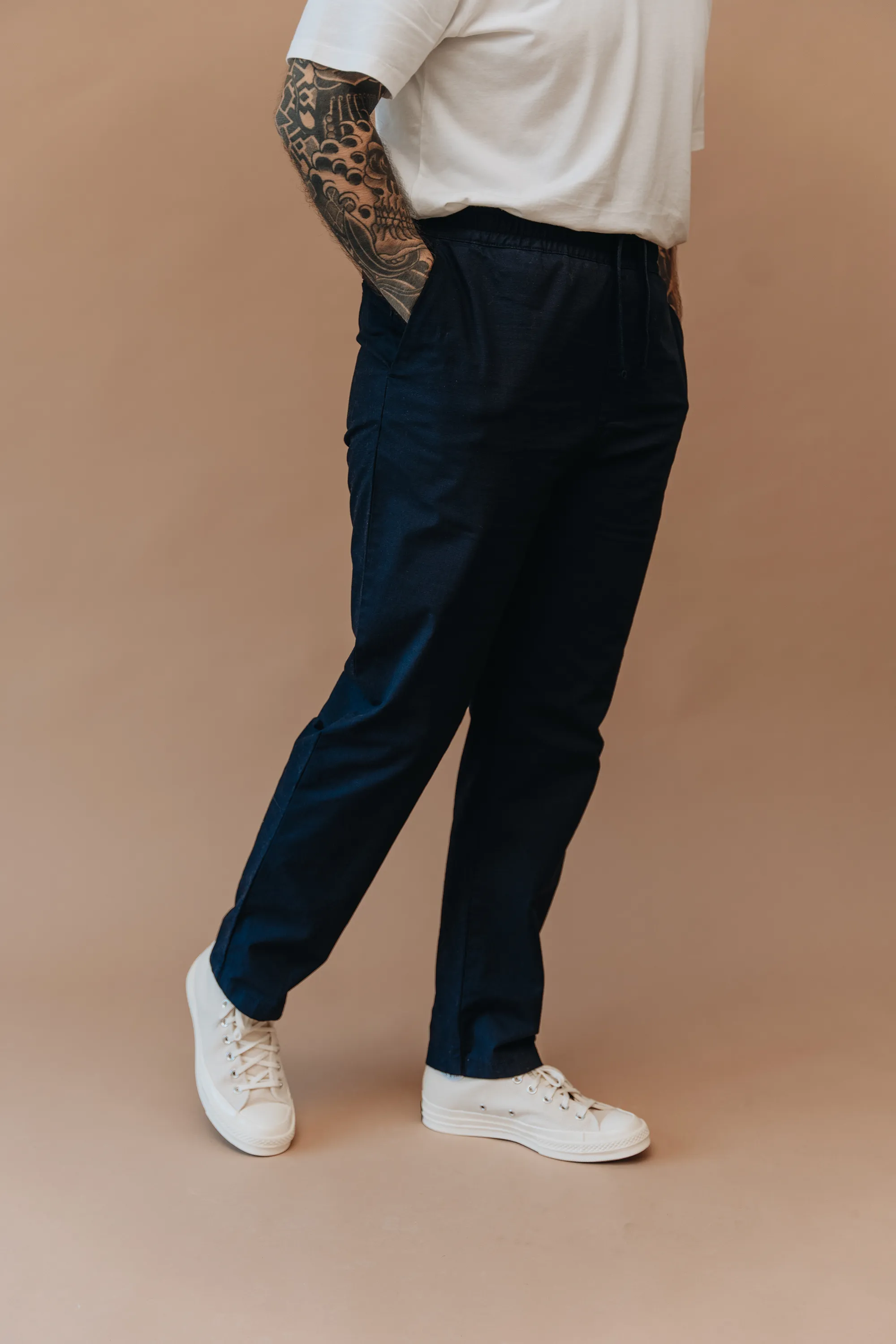 Organic Ripstop Drawstring Trouser