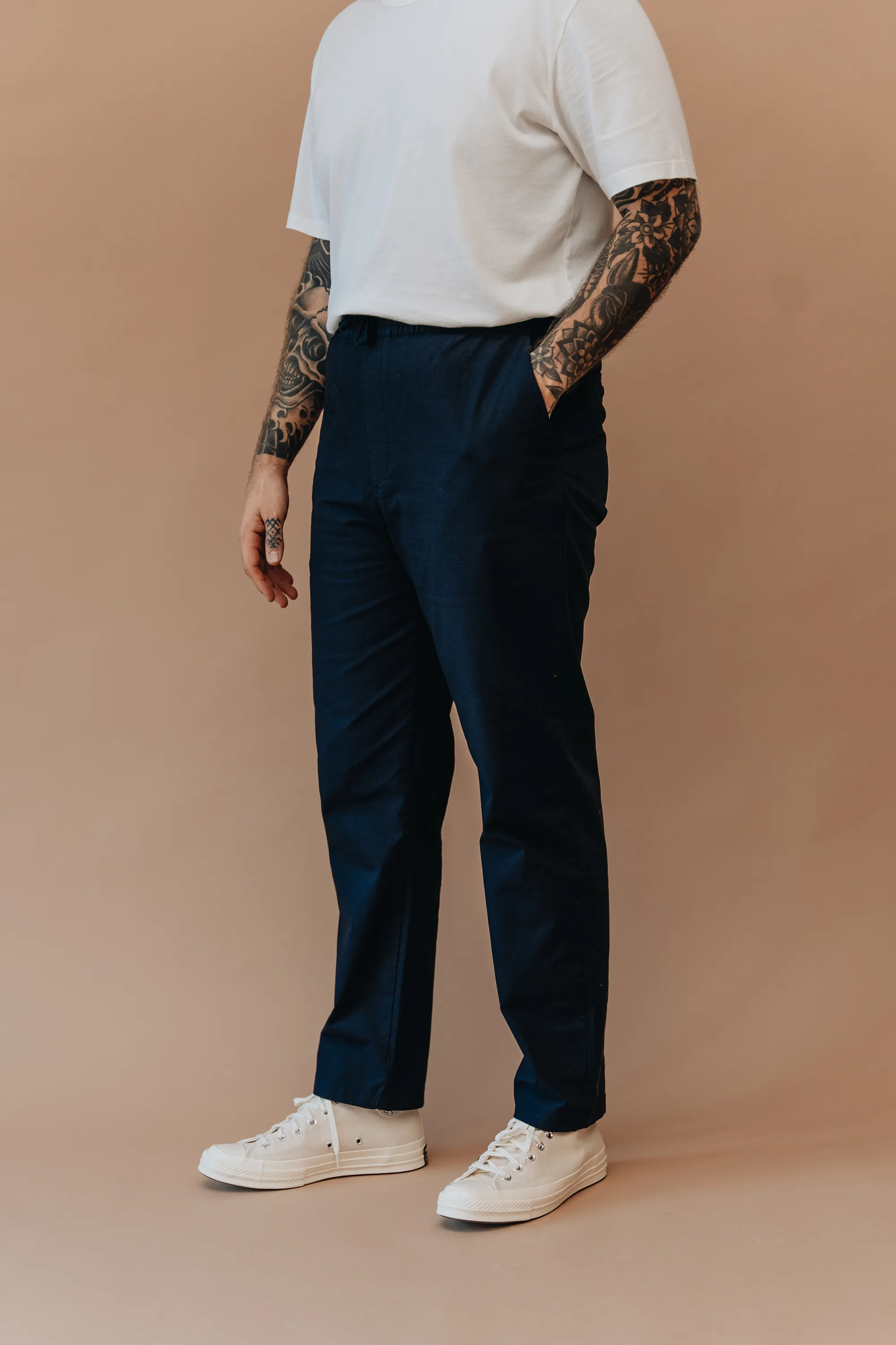 Organic Ripstop Drawstring Trouser